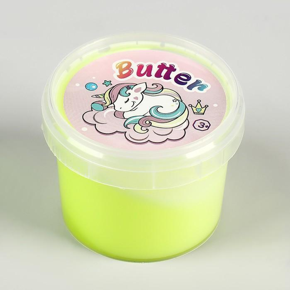 Слайм Butter 75гр. Желтый (Стекло)