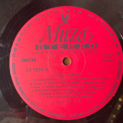 Винтажная виниловая пластинка LP Сборник Рок Н Ролл Rock N Roll (Польша 1977)