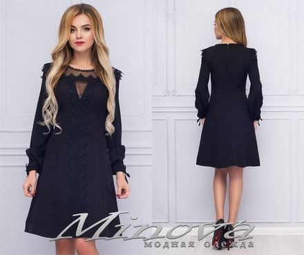 Платье 1074 (черный) Minova
