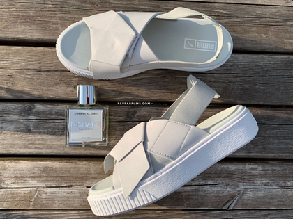 Puma Women's Platform Sandal LEA Glacier Gray