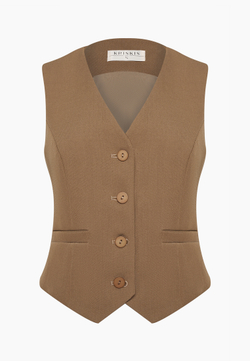 Жилет приталенный