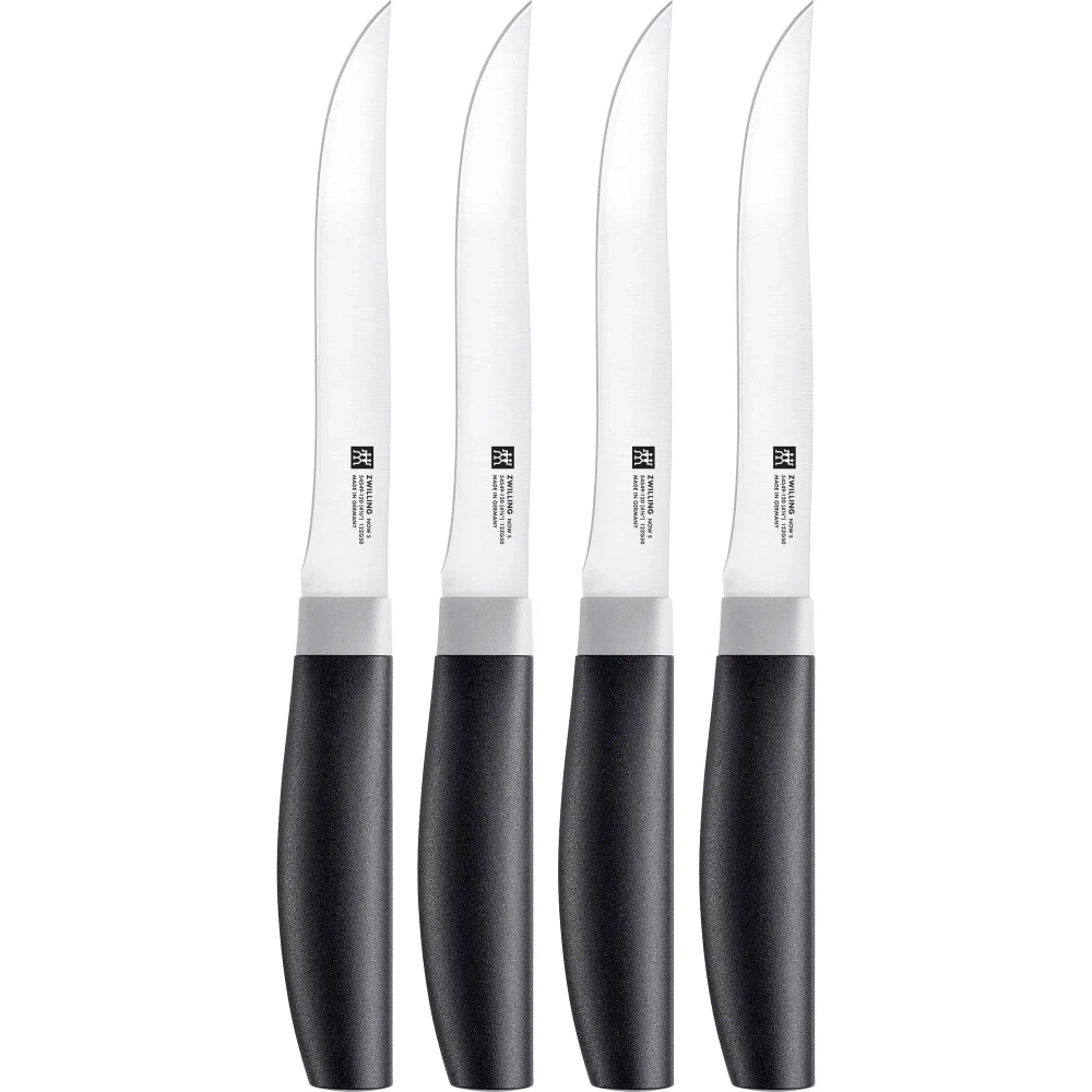 Zwilling Набор из 4 ножей для стейков Now S 12 см черный