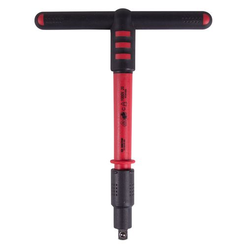 KING TONY (3178VE-08) Вороток диэлектрический 3/8", 200 мм, Т-образный