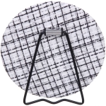 Зеркало настольное «ФРАТЕЛЛИ», серо-белый цвет, 15*15см (коробка)