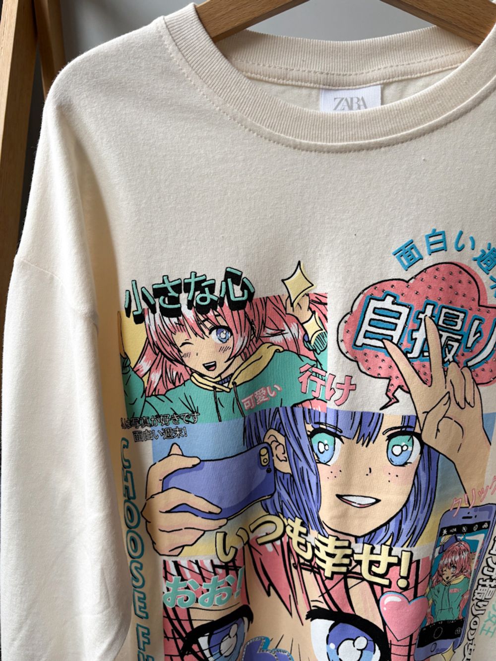 Новый хлопковый лонгслив Zara, 128