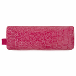 Пенал-косметичка BRAUBERG "крокодиловая кожа" 20х6х4 см "Ultra pink" (3 штуки в упаковке)