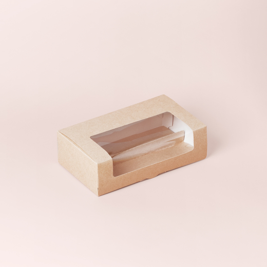 Коробка для макаронс в 2 ряда 190*110*55 мм