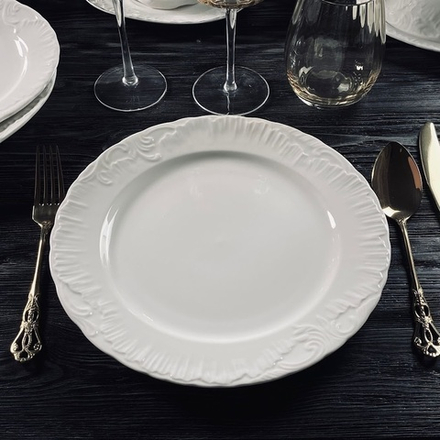 Lenardi 305-025 Набор из 6 тарелок 27х2,5см АВРОРА в под.уп.(х4)Фарфор