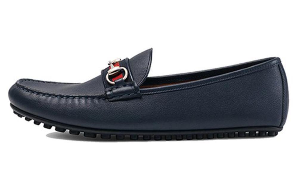 GUCCI Loafer "Web Leather" Men"s