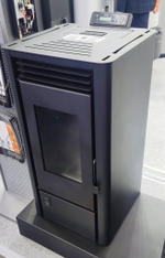 Воздухогрейный пеллетный камин ZOTA A9H20 black