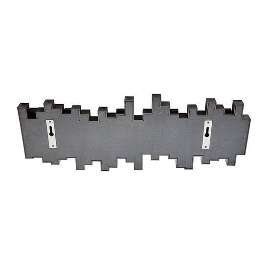 Вешалка настенная sticks, 49,3 см, эспрессо, 5 крючков