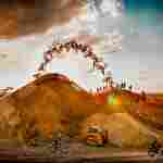 Надувная подушка «LandBag» для байк-прыжков и трюков, 8×8×2,5 м