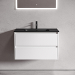 Тумба подвесная под раковину Sancos Libra, белый глянец 790х450х500 мм