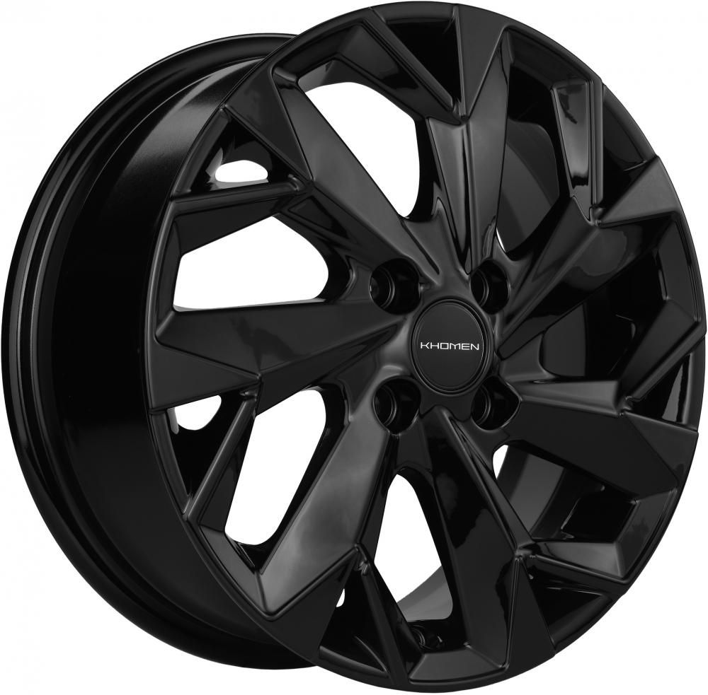 Khomen 1508 6x15 4x100 ET 45 Dia 56.6 (черный)