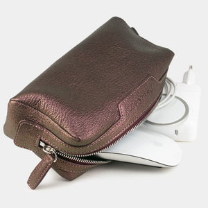 Несессер кожаный Tube цвета хамелеон