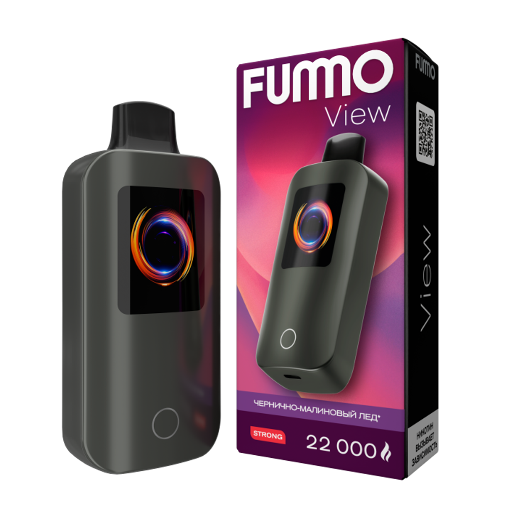 Одноразовая электронная сигарета Fummo View Strong 22000 - Чернично Малиновый Лед (22000 затяжек) Одноразовая электронная сигарета Fummo View Strong 22000 - Чернично Малиновый Лед (22000 затяжек)