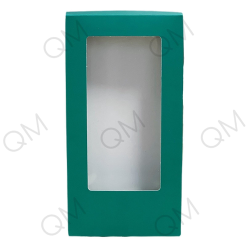 Коробка для шоколадной плитки 180*90*17 мм (зеленая матовая), 50шт