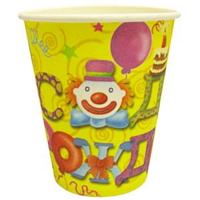 Стаканы С Днем Рождения Русская версия 6шт