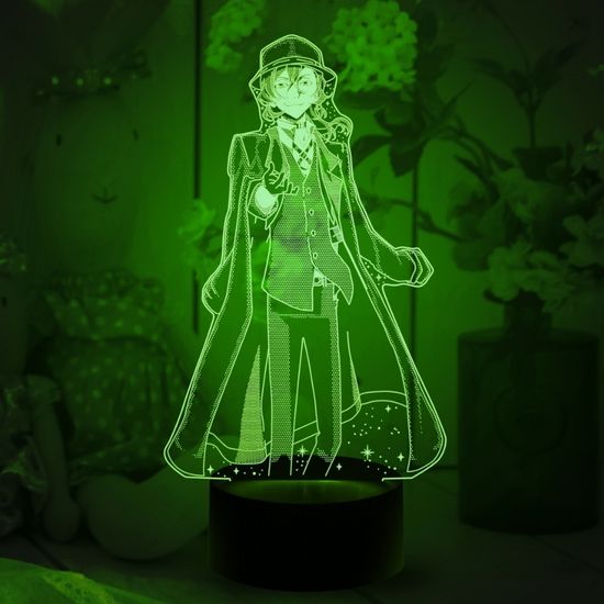 3D лампа Великий Из Бродячих Псов. Чуя Накахара