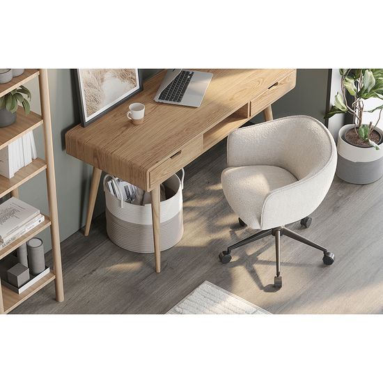 Кресло paal, букле, серое