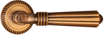 Ручка дверная al 513-17, кофе, фабрика Пуэрто (гарантия - 6 месяцев)