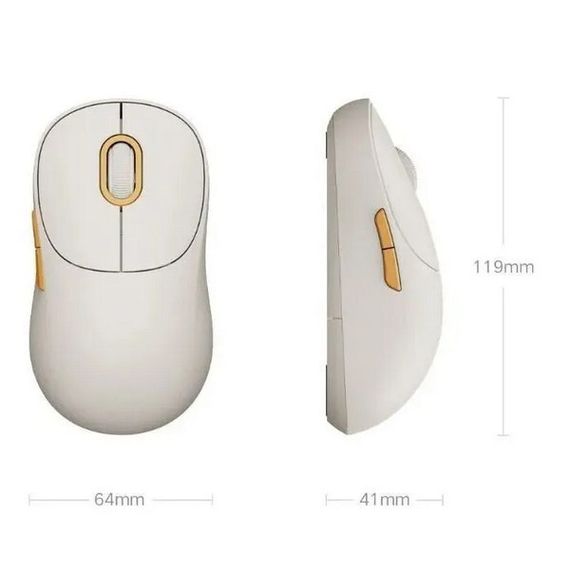 Беспроводная мышь Xiaomi Wireless Mouse 3 (BHR8912GL) White/Белый