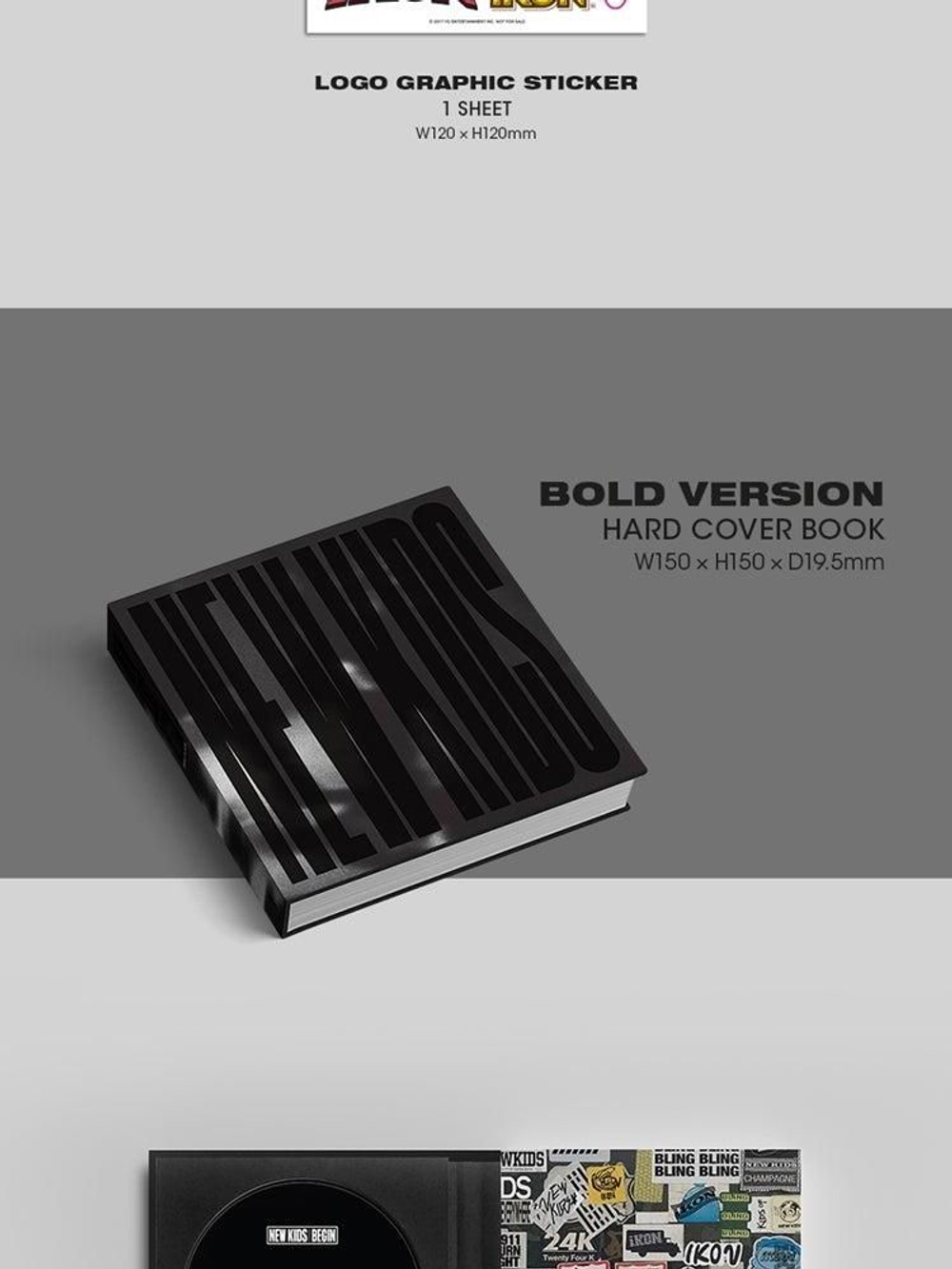 Альбом IKON - NEW KIDS BEGIN Single Album RANDOM Version