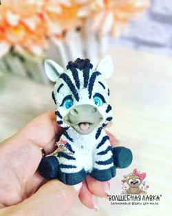 Силиконовая форма Зебра