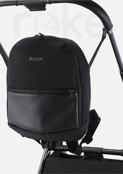 Peppy Коляска детская Toscana 2 в 1 Black (черный)