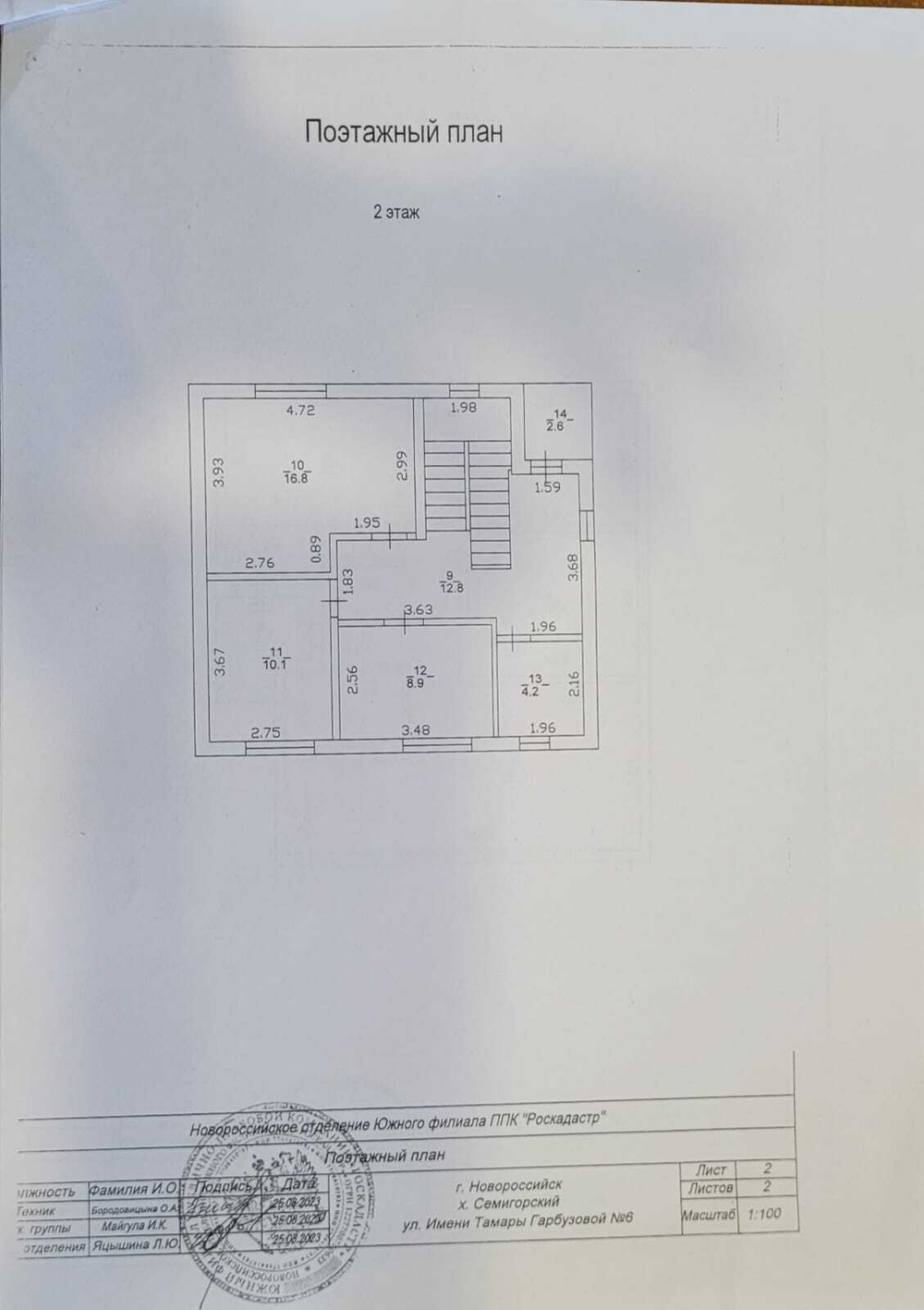 г. Новороссийск, х. Семигорье, ул. Имени Тамары Гарбузовой