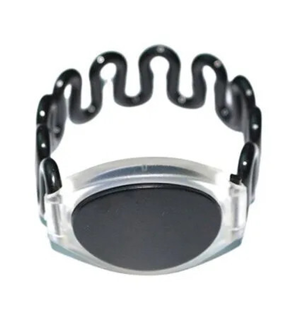 Пружинный RFID браслет EM-Marine TK4100 ЧЕРНЫЙ