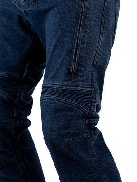 Мотоджинсы Starks SAVAGE , муж., Slim fit, Cordura Denim стрейч, Синий, Enzim wash(40)