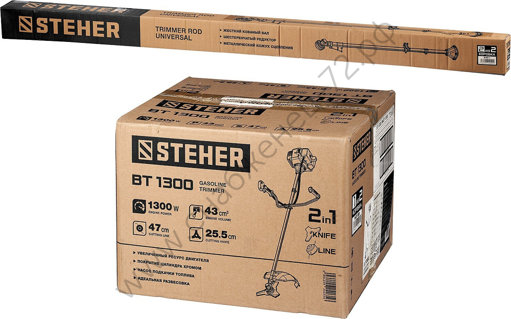 STEHER 1.3 кВт, бензиновый триммер (BT-1300)