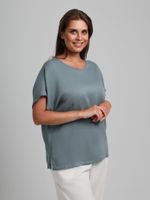 Блузка Летний драйв-4 Виотекс СЕРЫЙ