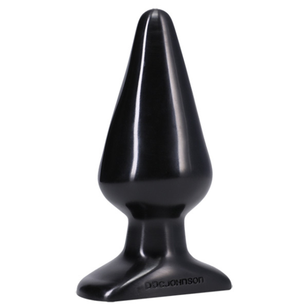 Черная анальная пробка 14см Doc Johnson Butt Plugs Smooth Classic Large Black 0244-06-CD
