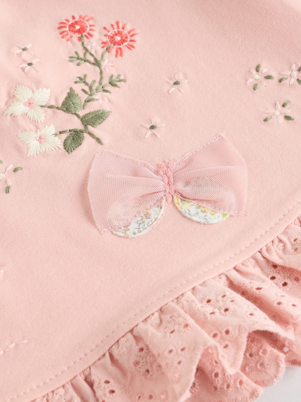 Платье и легинсы в комплекте для девочек Next E66-458, Розовый