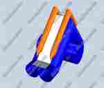 Надувная водная горка с бассейном «Пляжная», 8,5*3*3 м, на поддуве