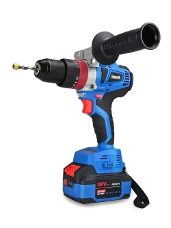 Дрель шуруповерт ударная аккумуляторная бесщеточная Vniissok 18В, 80Нм, для ледобура и зимней рыбалки