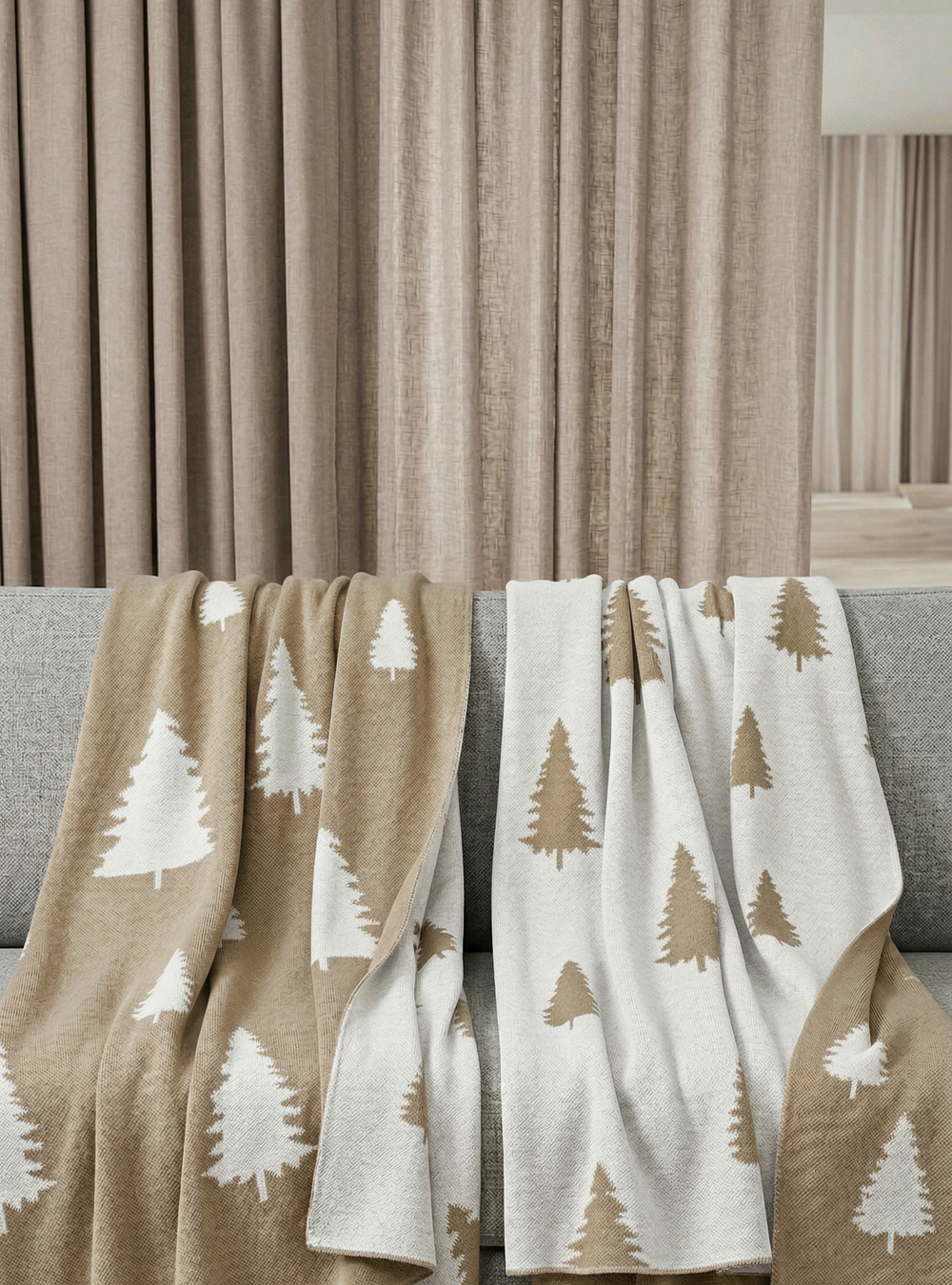 Плед 130x170 Тайга ПД072-08/02