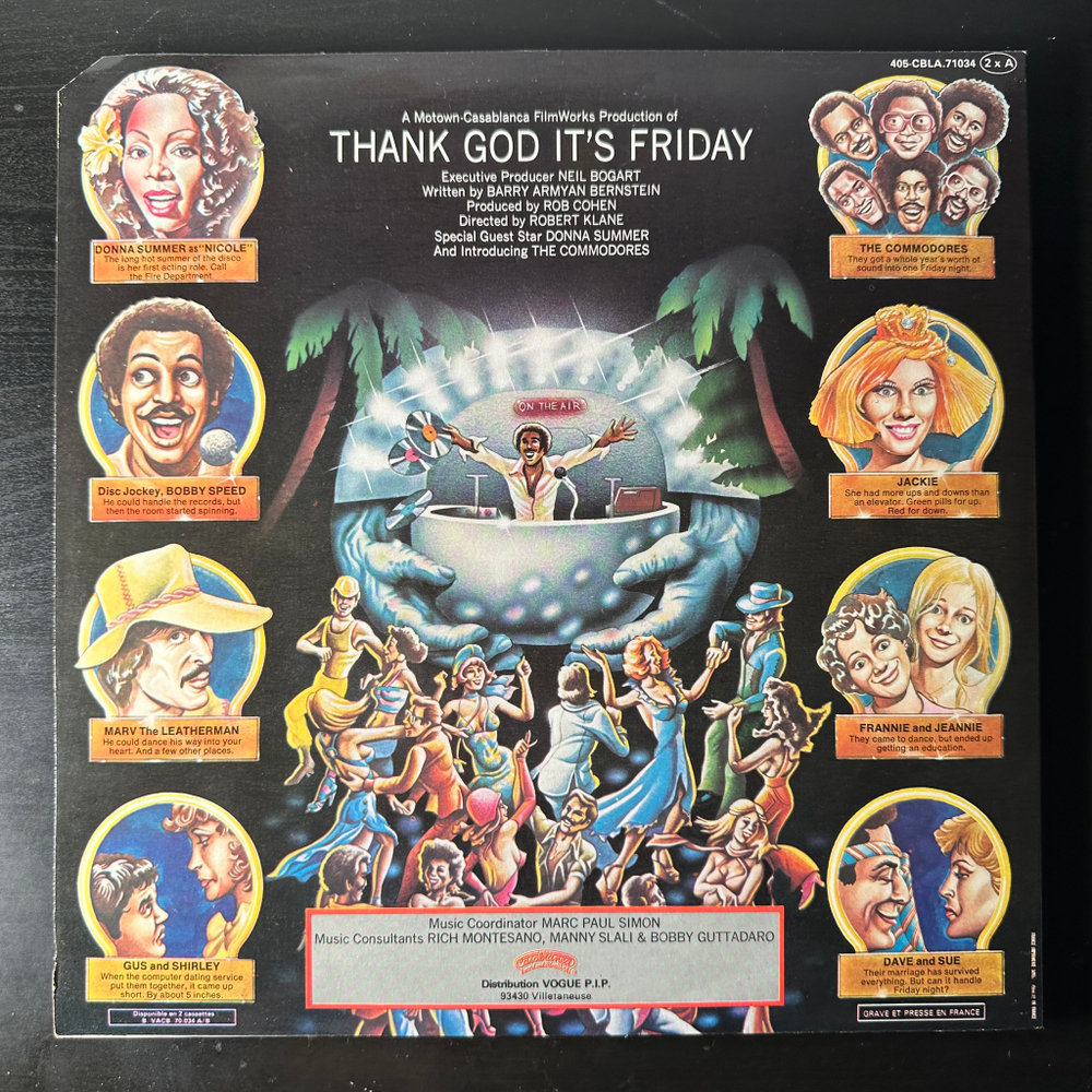 Thank God It's Friday - The Original Motion Picture Soundtrack 3LP (Франция 1978г.)
