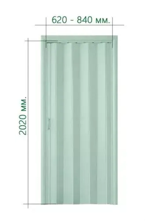 Дверь-гармошка Майами-стиль Дуб сонома 2050х840 мм