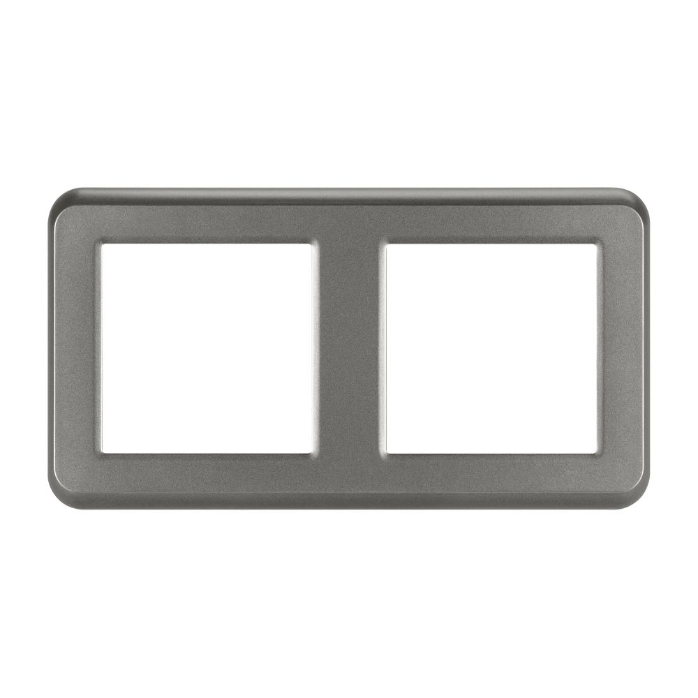 Рамка пластиковая FRM-VERSA-PL-2-GR (Arlight, -) 043780