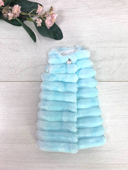 Жилетка голубая для куклы Paola Reina 32-34 см