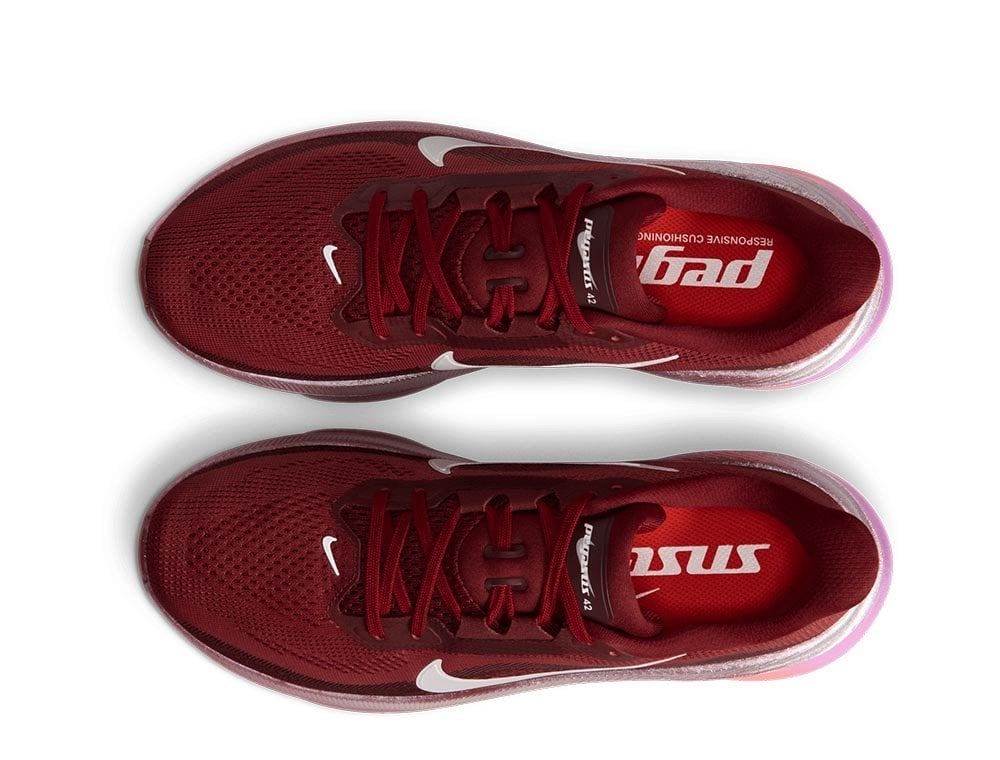 Женские кроссовки для бега Nike Pegasus 42 SE бордово-розовые