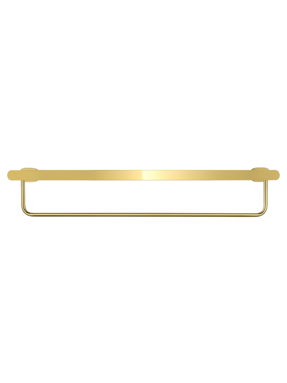Полотенцедержатель с полкой WONZON & WOGHAND FIRST, Глянцевое золото (WW-8481-LG)