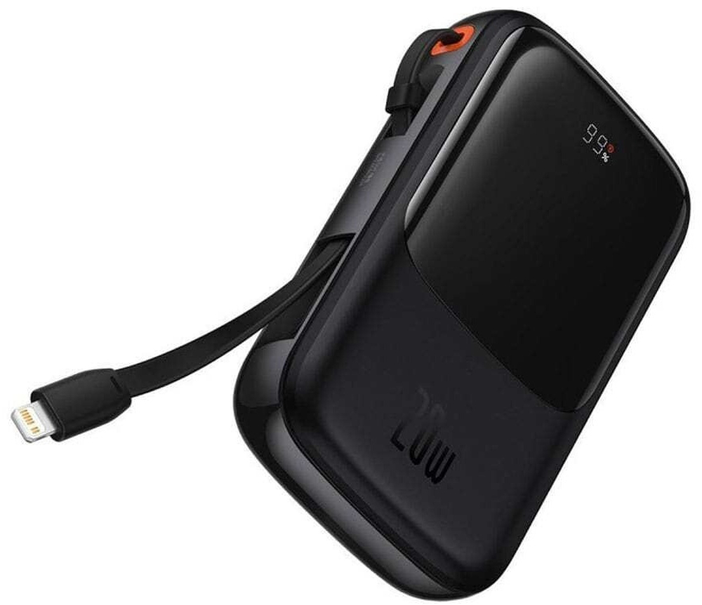 Внешний аккумулятор Baseus Qpow Pro C+L+U 20W PPQD020001 10000 мАч черный