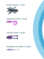 Набор приманок "Мормо Макси" в коробке от River Fish