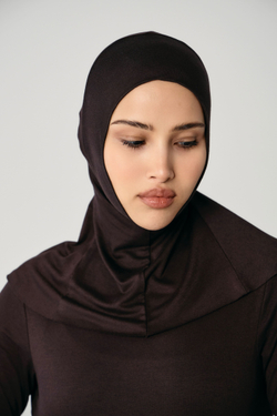 Балаклава без шва коричневая