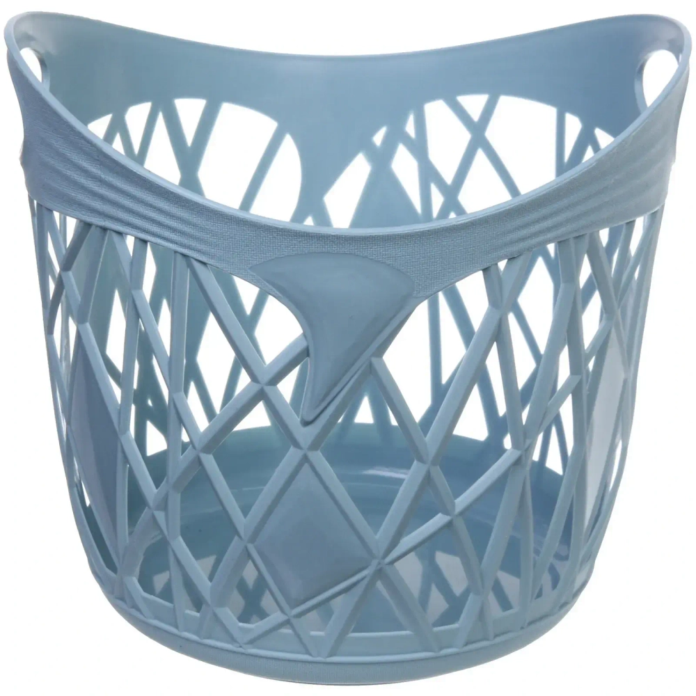 Корзинка для хранения «БРИЗБО», цвет пудрово - голубой, 25.5*25*23.5см