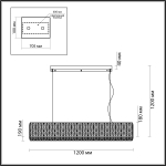 Люстра подвесная Odeon Light 4927/48L PANTA